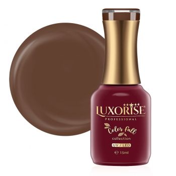 Oja Semipermanenta Color Fall Collection Brownie Crush, LUXORISE, 15ml Oja Semipermanenta Color Fall Collection Brownie Crush, LUXORISE, 15ml