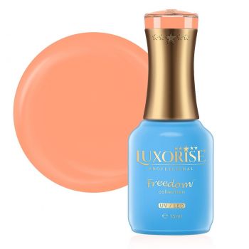 Oja Semipermanenta Freedom Collection LUXORISE, Malibu Peach 15ml