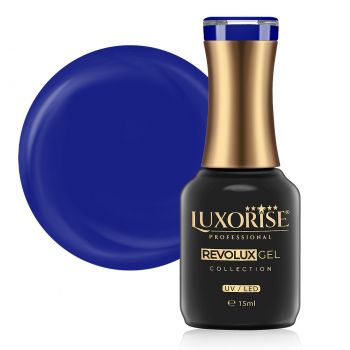 Oja Semipermanenta Revolux LUXORISE, Hot Blue 15ml de firma originala