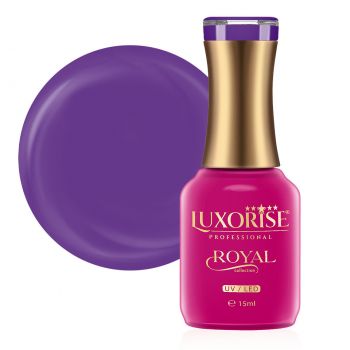 Oja Semipermanenta Royal Collection LUXORISE, Royal Purple 15ml la reducere