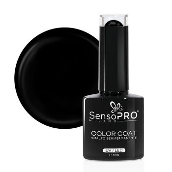 Oja Semipermanenta SensoPRO Milano 10ml - 002 Black Onyx