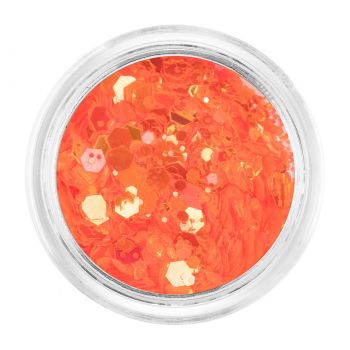 Paiete Unghii Neon Fluorescent LUXORISE, Hot Orange de firma original