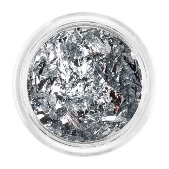 Pigment Unghii Platinum Flake LUXORISE, Silver ieftin