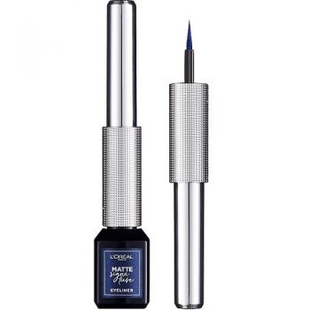 Tus de Ochi Metalizat, Loreal, Signature Metal Eyeliner, 11 Navy Signature ieftin