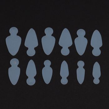 French Silicone Pads Reutilizabile LUXORISE pentru Tipsuri Smart Forms, 120 buc LX03
