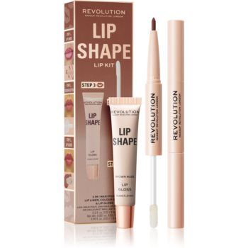 Makeup Revolution Lip Shape Kit set îngrijire buze ieftin