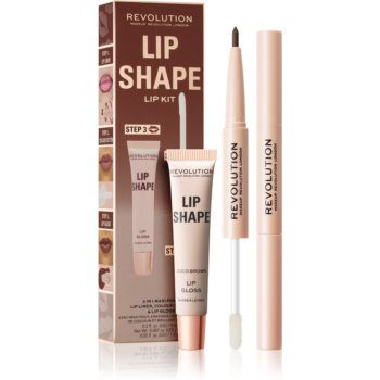 Makeup Revolution Lip Shape Kit set îngrijire buze