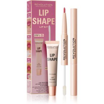 Makeup Revolution Lip Shape Kit set îngrijire buze ieftin