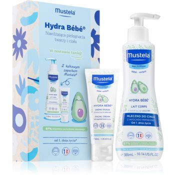 Mustela Bébé Hydra Bébé Set set cadou (pentru nou-nascuti si copii)