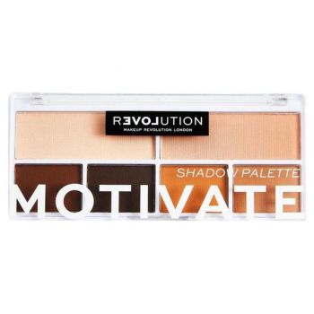 Paleta de Farduri - Makeup Revolution Relove Colour Play Motivate Shadow Palette, 1 buc