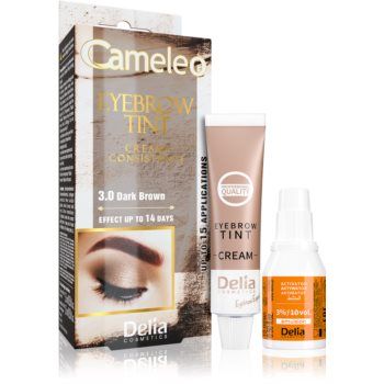 Delia Cosmetics Cameleo Vopsea crema profesionala pentru sprancene fără amoniac Delia Cosmetics Cameleo Vopsea crema profesionala pentru sprancene fără amoniac