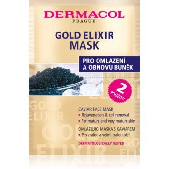 Dermacol Gold Elixir mască pentru față cu caviar