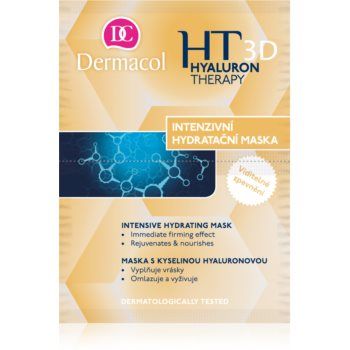 Dermacol Hyaluron Therapy 3D masca pentru hidratare intensa cu acid hialuronic
