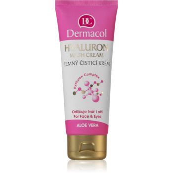 Dermacol Hyaluron crema demachianta delicata pentru față și ochi