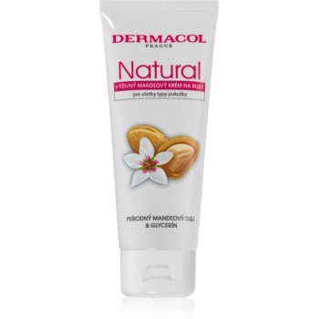 Dermacol Natural cremă hrănitoare de migdale pentru maini si unghii