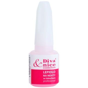 Diva & Nice Cosmetics Accessories Nails adeziv pentru unghii cu pensula