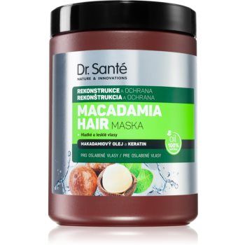 Dr. Santé Macadamia masca sub forma de crema pentru par deteriorat