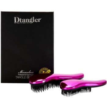 Dtangler Miraculous set Pink(pentru par usor de pieptanat)