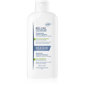 Ducray Kelual Squanorm Regulating Treatment Shampoo Oily Dandruff șampon pentru par gras si cu matreata