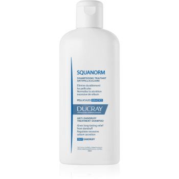 Ducray Kelual Squanorm Regulating Treatment Shampoo Oily Dandruff șampon pentru par gras si cu matreata