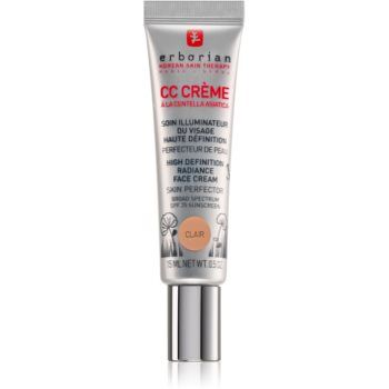 Erborian CC Crème Centella Asiatica Crema radianta pentru o piele uniformă ton SPF 25 pachet mic