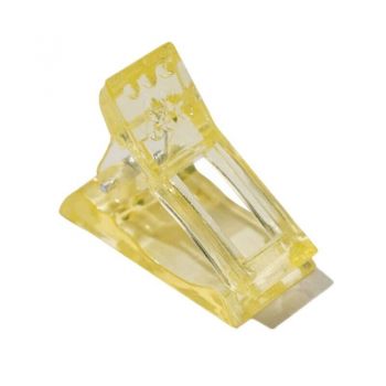 10 x clestisori gelbeni plastic pentru constructie unghii si curba C