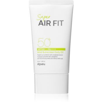 A’pieu Super Air Fit Daily Ex fluid mineral cu protecție solară SPF 50+ de firma originala