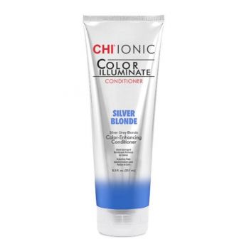 Balsam Nuantator Blond Argintiu - CHI Farouk Ionic Color Illuminate Conditioner Silver Blonde, 251ml la reducere