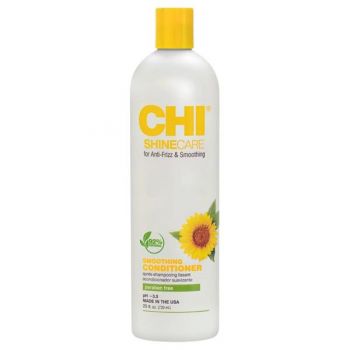 Balsam pentru Netezire - CHI ShineCare for Anti-Frizz & Smoothing Conditioner, 739 ml ieftin