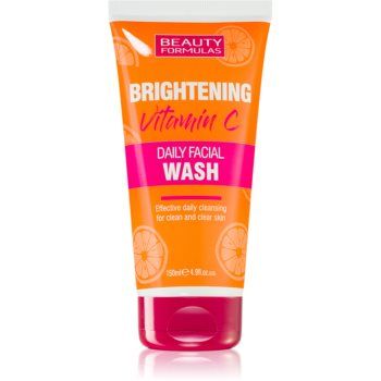Beauty Formulas Vitamin C gel de curățare, cu efect de iluminare cu vitamina C