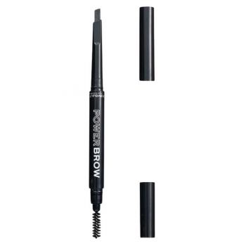 Creion pentru Sprancene cu Periuta - Makeup Revolution Relove Power Brow Pencil, nuanta Granite, 0,3 g ieftin