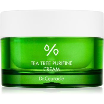 Dr.Ceuracle Tea Tree Purifine 80 crema de fata calmanta cu extract din arbore de ceai