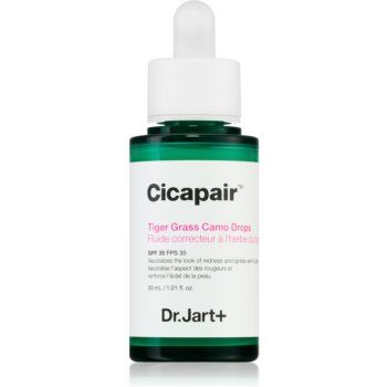 Dr. Jart+ Cicapair™ Tiger Grass Camo Drops SPF 35 Fluid nuantator cu textura usoara
