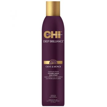 Fixativ cu Fixare Flexibila - CHI Farouk Olive & Monoi Optimum Finish Hairspray 284 ml la reducere