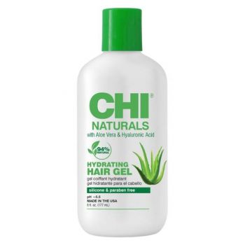 Gel de Par Hidratant cu Aloe Vera si Acid Hialuronic - CHI Naturals Hydrating Hair Gel, 177 ml ieftin