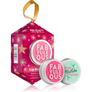 Mad Beauty FabYuleOus balsam de buze nutritiv duo Mad Beauty FabYuleOus balsam de buze nutritiv duo