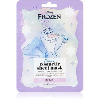 Mad Beauty Frozen Olaf Mască textilă cu efect de iluminare și hidratare