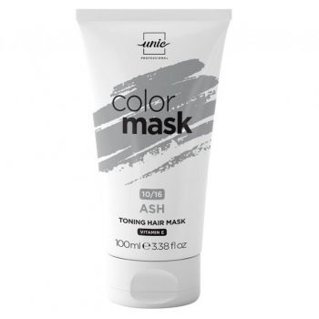 Masca nuantatoare anti yellow nuante blond reci Color Mask Unic Professional, 10/16 Gri, 100 ml