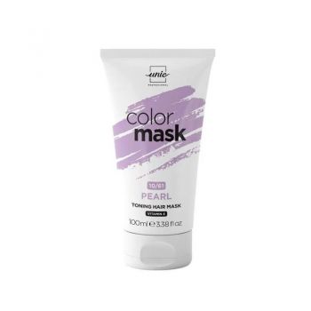 Masca nuantatoare anti yellow nuante blond reci Color Mask Unic Professional, 10/61 Perlat, 100 ml
