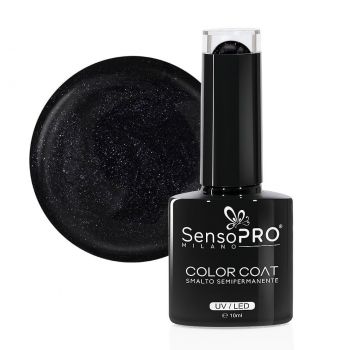 Oja Semipermanenta SensoPRO Milano 10ml - 091 Black Universe la reducere