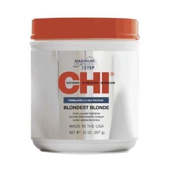 Pudra Decoloranta - CHI Blondest Blonde Ionic Powder Lightener, 907 g de firma original