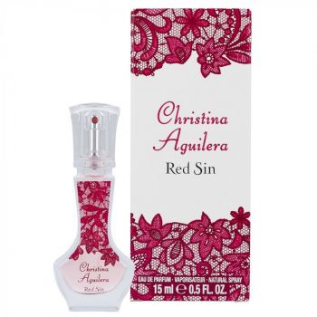 Red Sin Christina Aguilera, Apa de Parfum, Femei (Concentratie: Apa de Parfum, Gramaj: 15 ml) ieftin