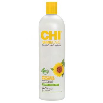 Sampon pentru Netezire - CHI ShineCare for Anti-Frizz & Smoothing Shampoo, 739 ml ieftin