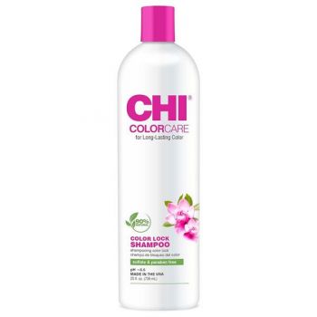 Sampon Revitalizant pentru Par Vopsit - CHI ColorCare - Color Lock Shampoo, 739 ml ieftin