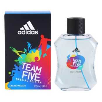 Team Five Adidas, Apa de Toaleta, Barbati (Concentratie: Apa de Toaleta, Gramaj: 100 ml) de firma original