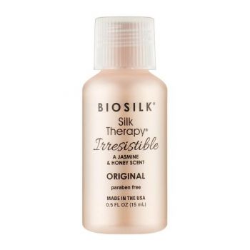 Tratament pentru Toate Tipurile de Par - Biosilk Silk Therapy Leave-In Treatment Irresistible Original, 15 ml ieftin