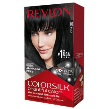 Vopsea de Par Revlon - Colorsilk, nuanta 10 Black, 1 buc la reducere