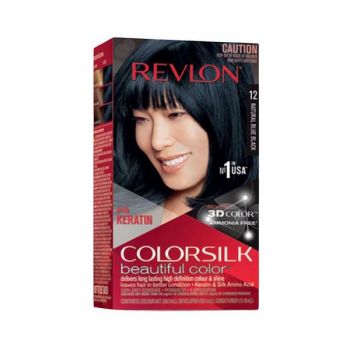 Vopsea de Par Revlon - Colorsilk, nuanta 12 Blue Black, 1 buc ieftina
