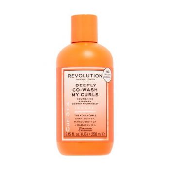 Balsam Hranitor pentru Par Cret si Ondulat - Revolution Hair Deeply Co-Wash My Curls Nourishing Co-Wash Curls 3+4, 250 ml