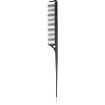 BrushArt Hair Tail comb with a carbon finish pieptene